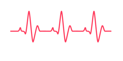 coração ritmo gráfico verificação seu batimento cardiaco para diagnóstico png