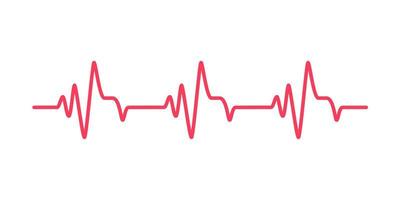 heart rhythm graph Checking your heartbeat for diagnosis vector