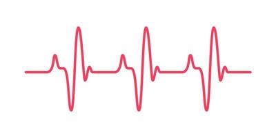 heart rhythm graph Checking your heartbeat for diagnosis vector