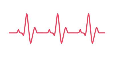 heart rhythm graph Checking your heartbeat for diagnosis vector