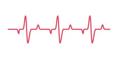 heart rhythm graph Checking your heartbeat for diagnosis vector