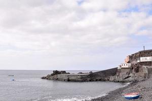 vista panorámica al mar foto