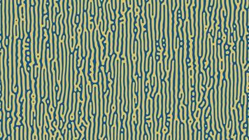 Yellow and blue Turing reaction background. Abstract diffusion pattern with chaotic shapes. Vector illustration.