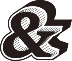 Black and white color symbol png