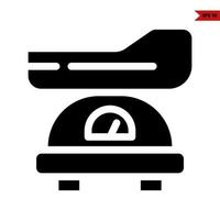 scales baby glyph icon vector