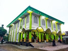 Green mosque of building photo