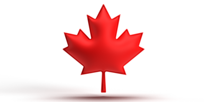 rojo rosado naranja color arce hoja planta florecer símbolo decoración Canadá bandera país nación labor canadiense naturaleza otoño objeto labor día elemento gráfico bandera empleo emblema libertad.3d hacer png