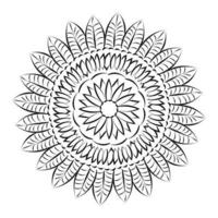 Mandala Art design in circle. Simple mandala design floral mandala art beautiful mandala artwork vector