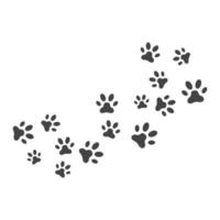 Paw Logo design vector illustration