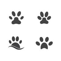 Paw Logo design vector illustration