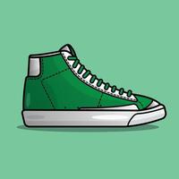 Green Blazer Sneakers vector