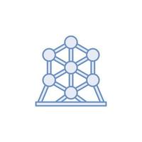 belgium landmark vector for Icon Website, UI Essential, Symbol, Presentation