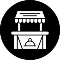 Food Stall Vector Icon Design