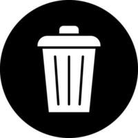 diseño de icono de vector de basura