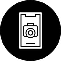 Mobile Camera Vector Icon Design