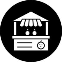 Fruit Stall Vector Icon Design