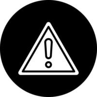 Danger Sign Vector Icon Design