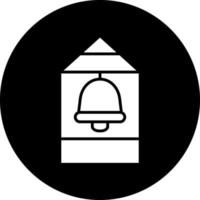 Bell Tower Vector Icon Design