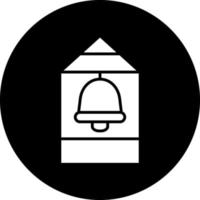 Bell Tower Vector Icon Design