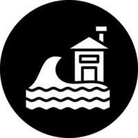 tsunami vector icono diseño