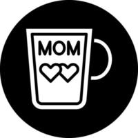 MOM Mug Vector Icon Design
