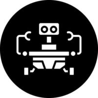 Space Robot Vector Icon Design