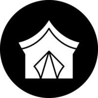 Tent Vector Icon Design