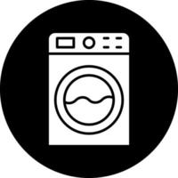 Washing Machine Vector Icon Design