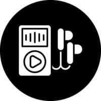 Audio Player Vector Icon Design