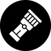 Flashlight Vector Icon Design