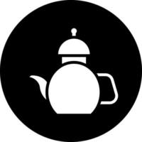 Tea Pot Vector Icon Design