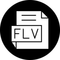 FLV Vector Icon Design