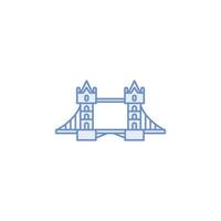 london bridge landmark  vector for Icon Website, UI Essential, Symbol, Presentation
