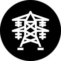 Electric Tower Vector Icon Design