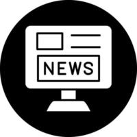 News Portal Vector Icon Design