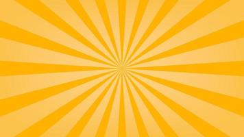 abstract orange sunburst pattern background for modern graphic design element. shining ray cartoon with colorful for website banner wallpaper and poster card decoration vector