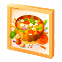 cuenco de vegetal sopa gratis ilustración png