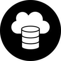 diseño de icono de vector de datos de nube