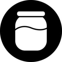 Honey Jar Vector Icon Design