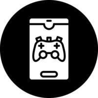 Smartphone Game Vector Icon Design