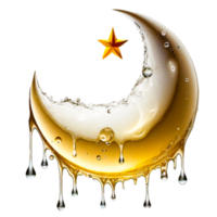 eid mubarak maan illustratie png