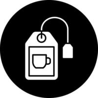 té bolso vector icono diseño