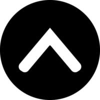 Up Chevron Vector Icon Design