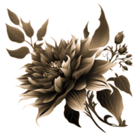 modern gestalten Blume kostenlos Illustration png