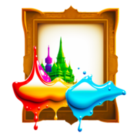 colorful frame free illustration png