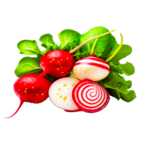 un radis crucifère des légumes agrafe art png