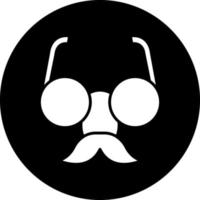 diseño de icono de vector de gafas divertidas