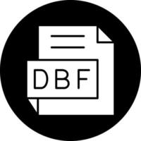 dbf vector icono diseño