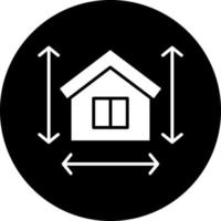 House Measurement Vector Icon Design