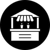 Beverage Stall Vector Icon Design